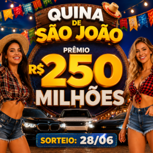 BOLÃO QUINA DE SÃO JOÃO114 JOGOS 15 COTAS